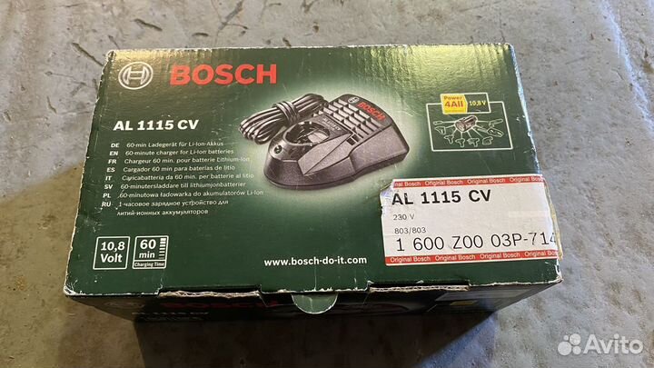 Зарядное устройство bosch al 1115 cv