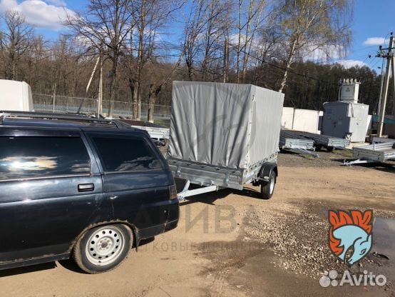 Автоприцеп 05.022 с тентом 150 см. Гарантия