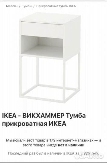 Тумбы прикроватные икеа