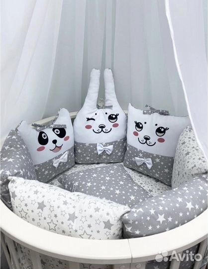 Бортики в кроватку