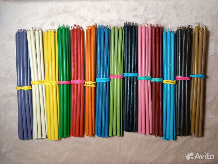 Свечи восковые часовые пчелиный воск