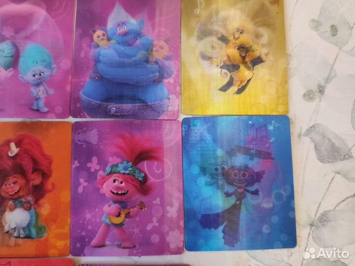 Тролли карточки из пятерочки