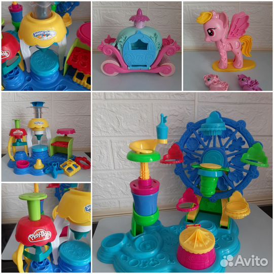 Play Doh наборы 4 шт(разные)