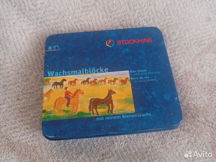 Восковые мелки-бруски и мелки