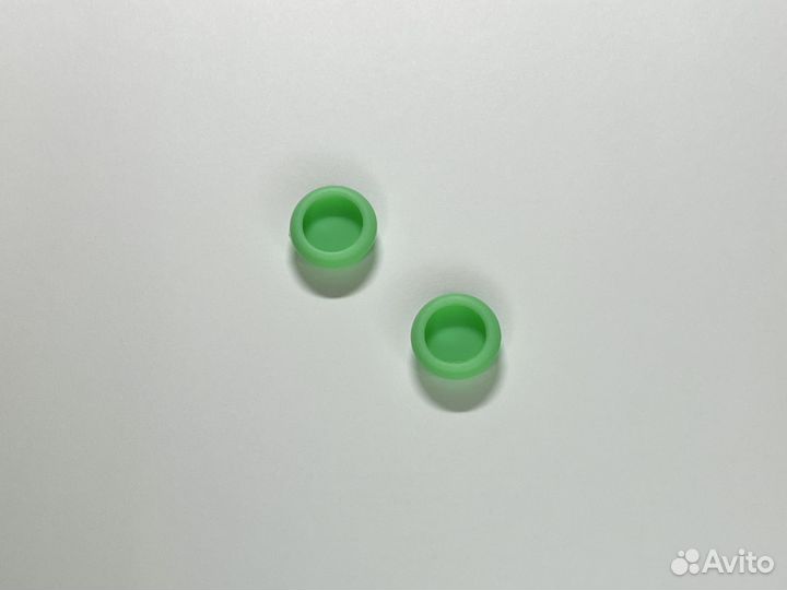 Накладки на стики для Switch - Лист(Зелено-Белые)