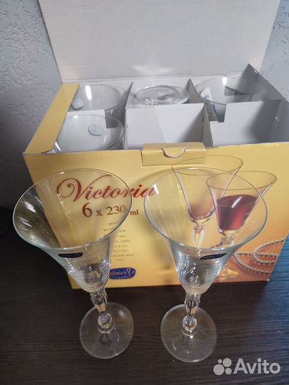 Набор бокалов для вина Bohemia Victoria