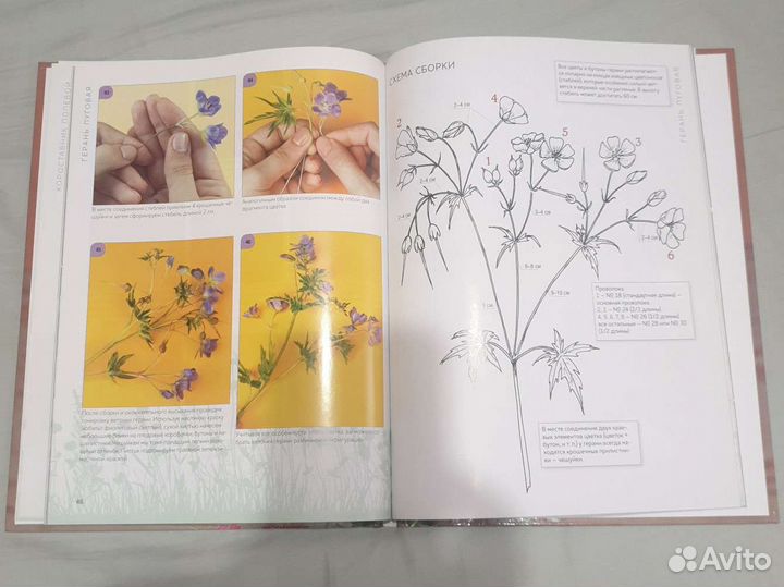 Полевые цветы из полимерной глины