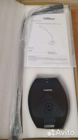 Настольный микрофон гусиная шея Gestton GX-12