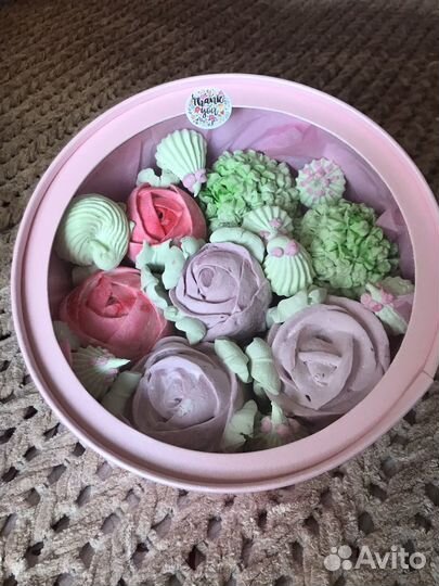 Сладкий букет из зефира