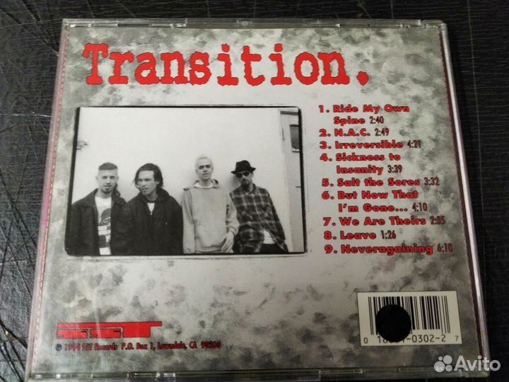 Transition Spine CD 1994 USA punk rock