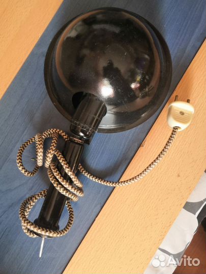 Лампа синяя СССР для прогревания