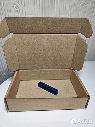 Пластиковый кирпичик совместимый c Lego / Синий