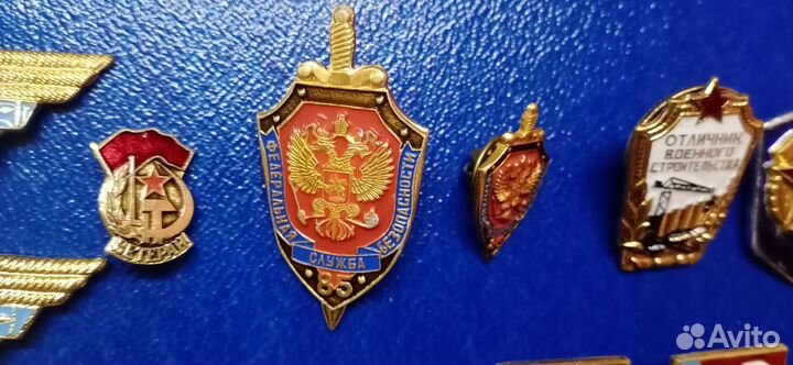 Значки СССР и РФ