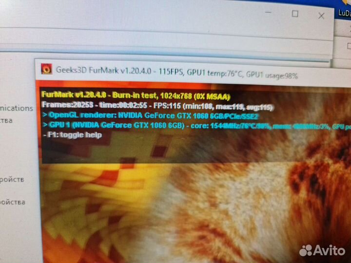 Видеокарта gtx1060 6gb Palit Dual