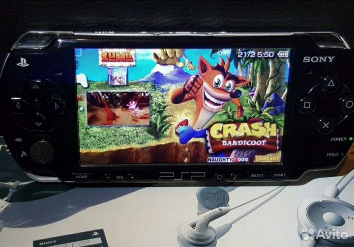 Sony PSP Slim 3008 + 32gb + 130 игр