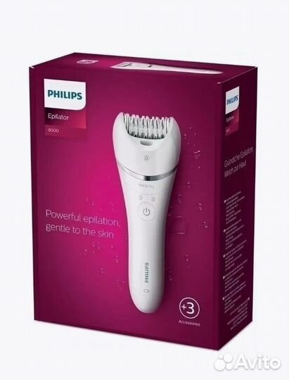 Эпилятор philips 8000 BRE700