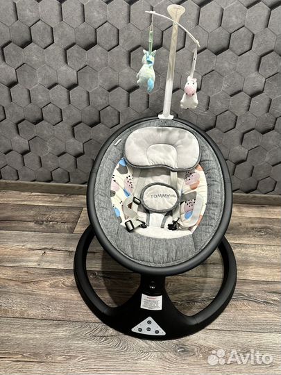 Электрокачели детские Tommy SW 202 Темно-серый