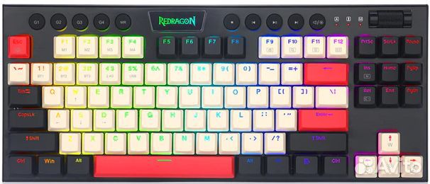 Игровая низкопрофильная клавиатура redragon k621