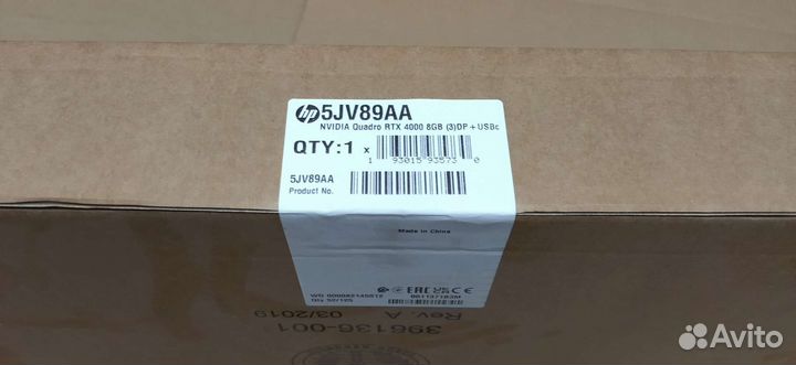 Видеокарта Graphics Card nvidia Quadro RTX 4000