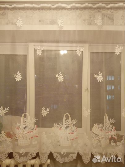 Тюль-штора на кухню