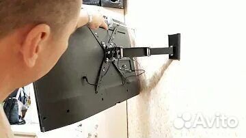 Установка кронштейна тв /tv кронштейна телевизора