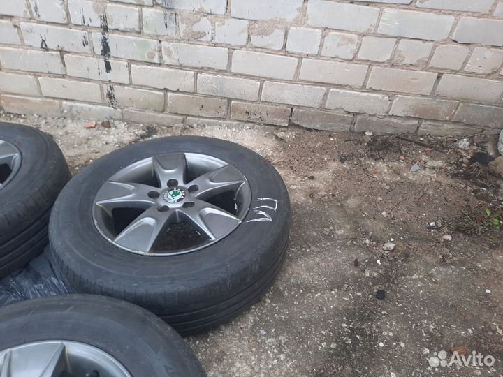 Колеса на skoda octavia r15
