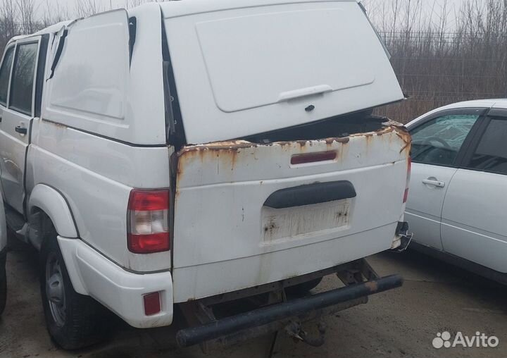 УАЗ Pickup 2.7 МТ, 2019, битый, 60 000 км