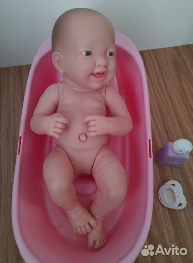 Кукла - пупс с ванночкой Вerenguer. (Испания)