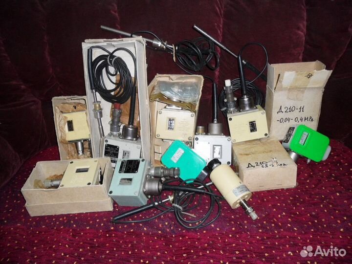 Реле,датчики давления,пускатель,звонки и др.(СССР)