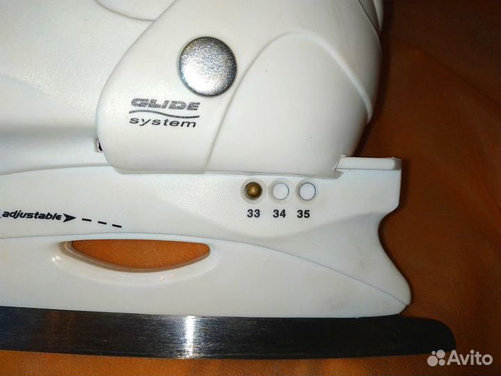 Коньки раздвижные ск glider girl р. 33-35