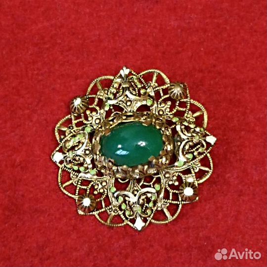 Антикварные броши. Чехословакия