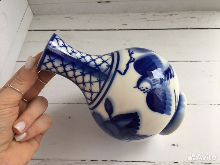 Кувшин Ваза Гжель Фарфор