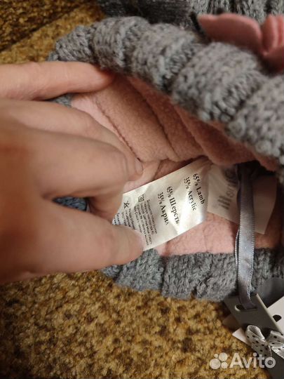 Шапка Pinetti новая для девочки