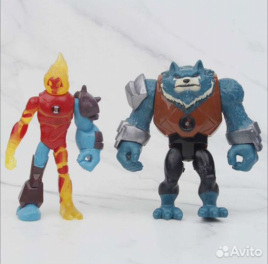 Нов. набор 8 шт Бен 10 трансформация /Бен Тен