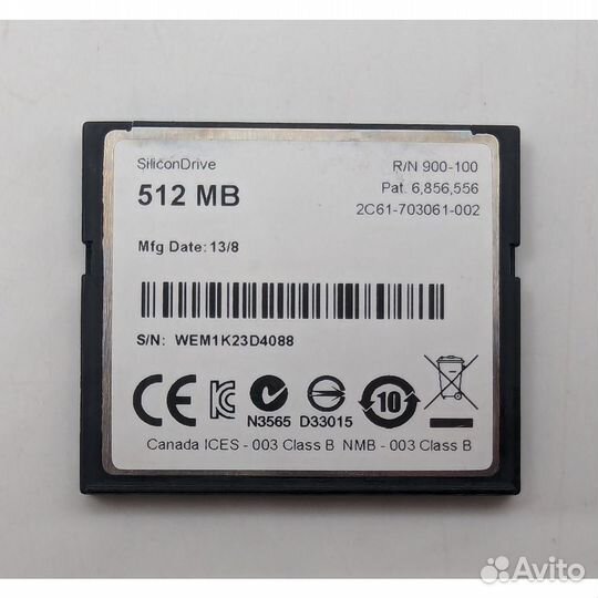 Карта памяти ssd-c51mi-3800, WD, 512 Mb