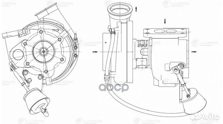 Турбокомпрессор LAT0789 luzar