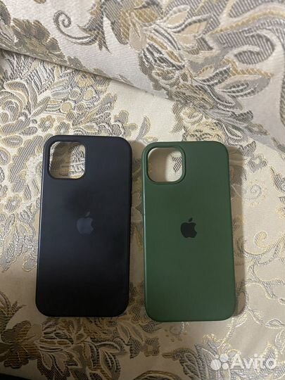 Чехлы на 13 айфон, (зеленый оригинальный)