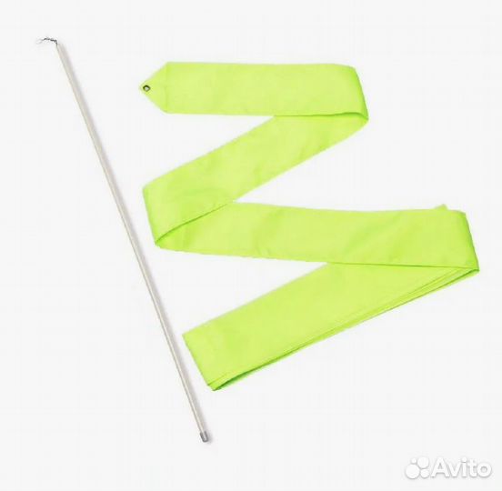 Лента гимнастическая Indigo 6м с палочкой (розовый