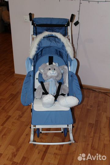 Санки-коляска Скользяшки Северные Фантазия