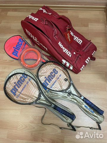 Теннисная сумка и теннисные ракетки объявление продам