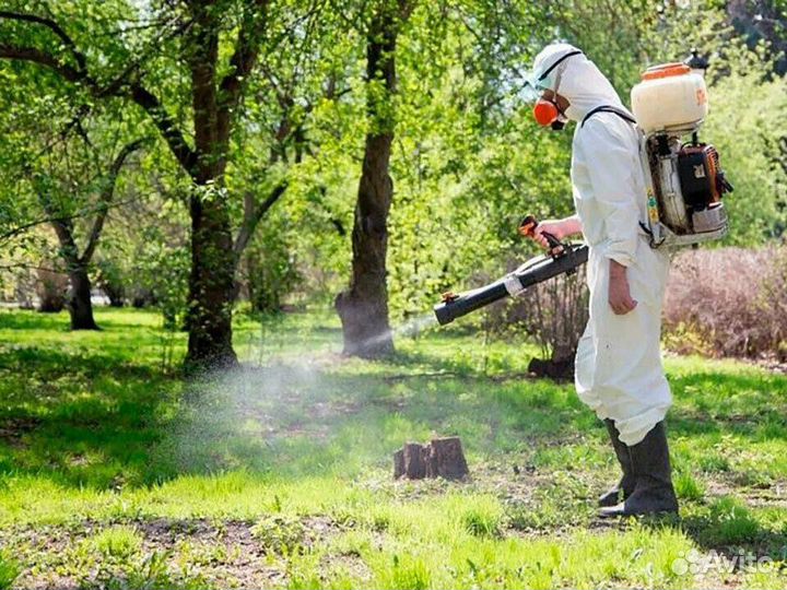 Обработка сада, участков, коттеджных поселков