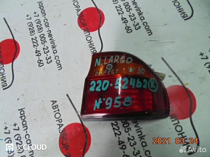 Стоп на nissan largo W30