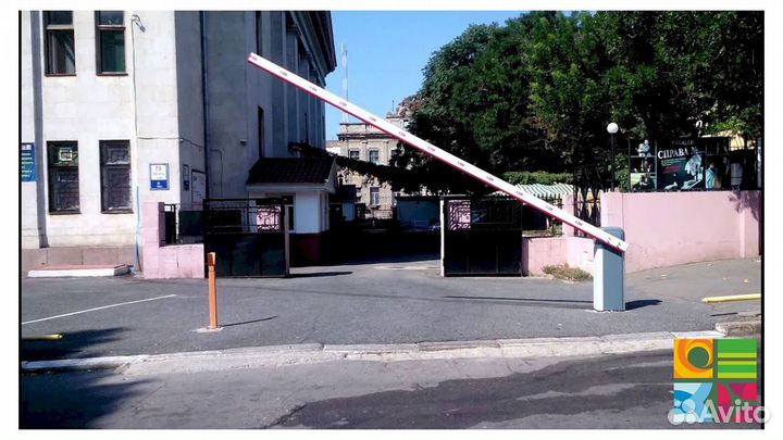 Шлагбаум с установкой