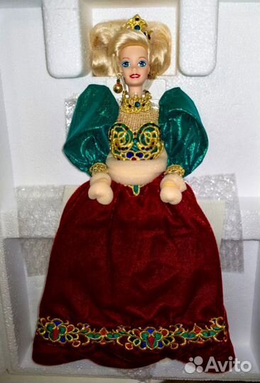 Barbie Holiday Jewel 1995 г.Фарфоровая