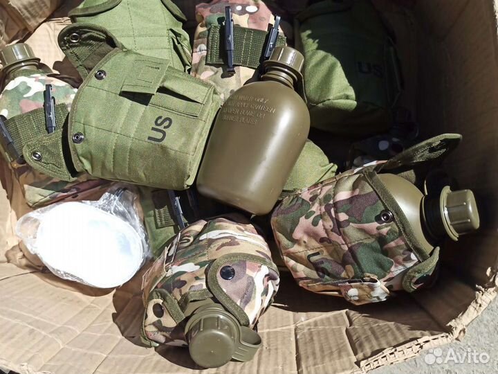 Фляжка армейская с котелком США USA