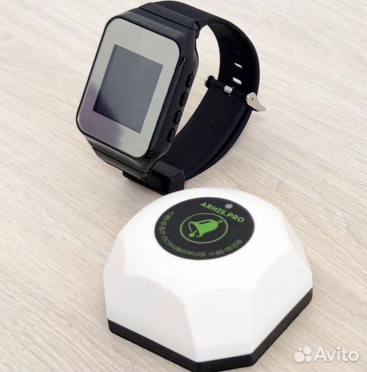 Беспроводная система/кнопка вызова официанта часы