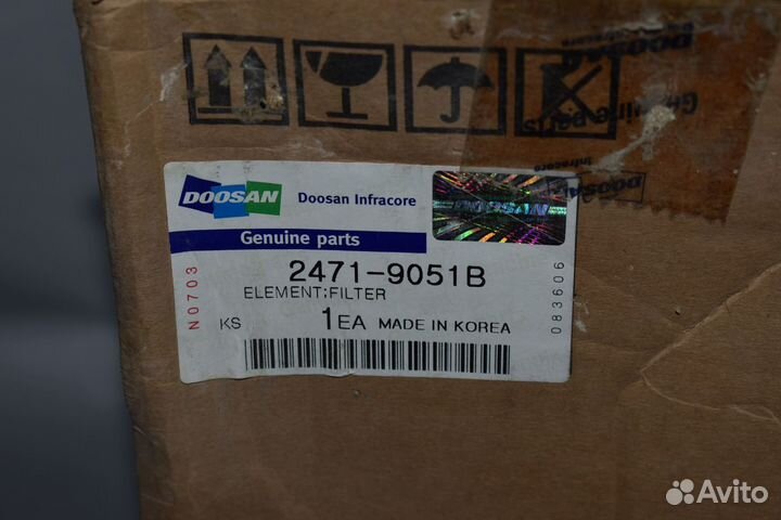 Фильтр гидробака полнопоточный doosan 2471-9051B