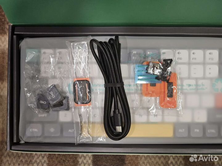 Клавиатура NuPhy Air75 (mod) синие свитчи