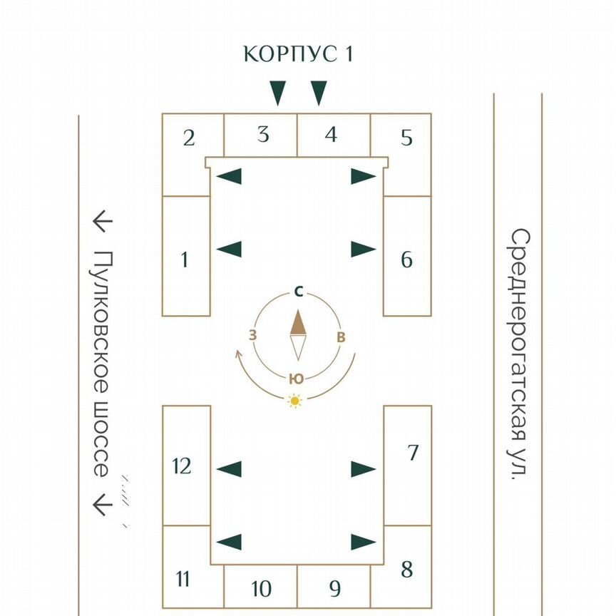 1-к. квартира, 33,9 м², 12/12 эт.