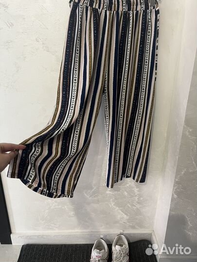 Летние брюки-кюлоты